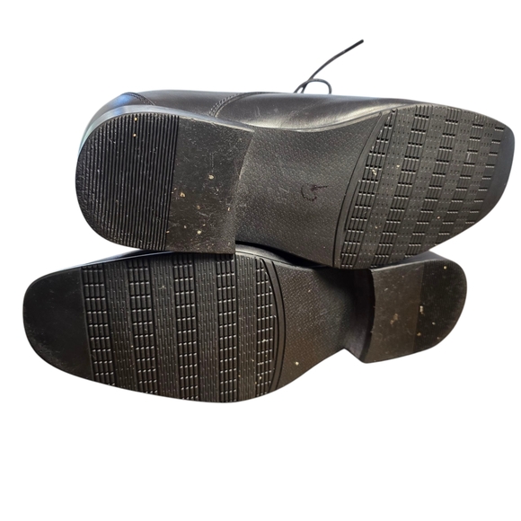 Calden K5655 Rising Elevator Oxford Shoes, Black, Leather Upper Mens Size 7.5 - Picture 8 of 10